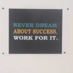Message never dream about success, work for it with Artech Formation